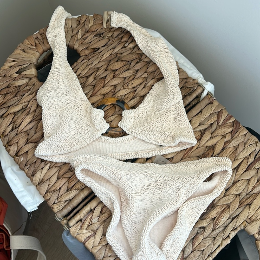 Hunza G white bikini